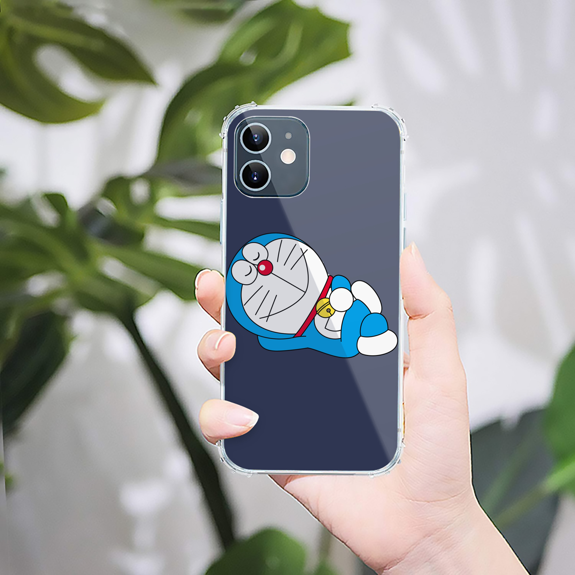 （画像用） ドラえもん Doraemon 【iPhone 12シリーズ対応】透明スマホケース（クリアソフトケース）